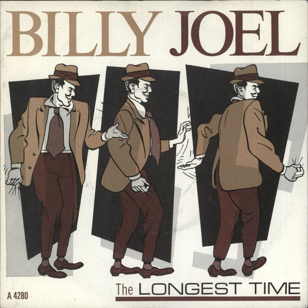 Billy Joel The Longest Time - Inj UK 7" vinyl single (7 inch record / 45) A4280