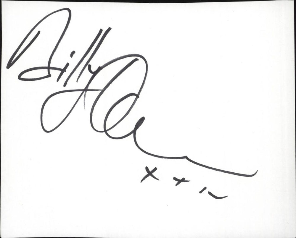 Billy Ocean Autograph UK memorabilia AUTOGRAPH
