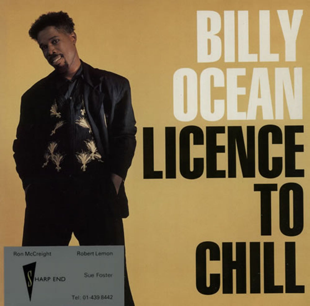 Billy Ocean Licence To Chill - Promo stickered UK 7" vinyl single (7 inch record / 45) BOS5