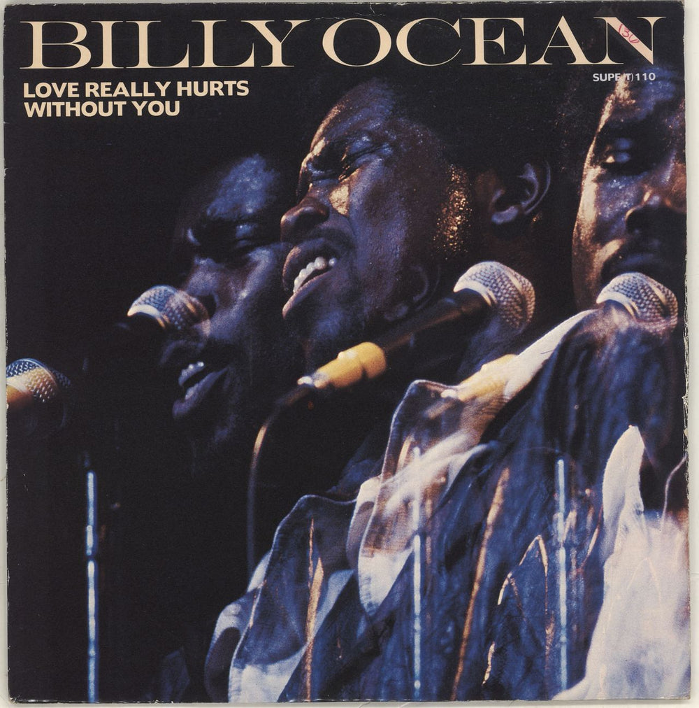 Billy Ocean Love Really Hurts Without You UK 12" vinyl single (12 inch record / Maxi-single) SUPET110