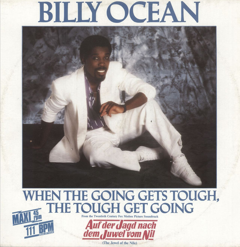 Billy Ocean When The Going Gets Tough, The Tough Get Going German 12" vinyl single (12 inch record / Maxi-single) 6.20532AE