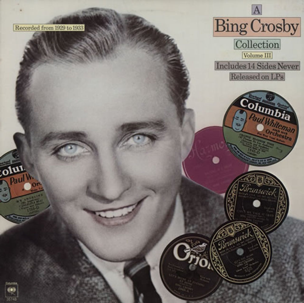 Bing Crosby A Bing Crosby Collection - Volume III US vinyl LP album (LP record) C35748