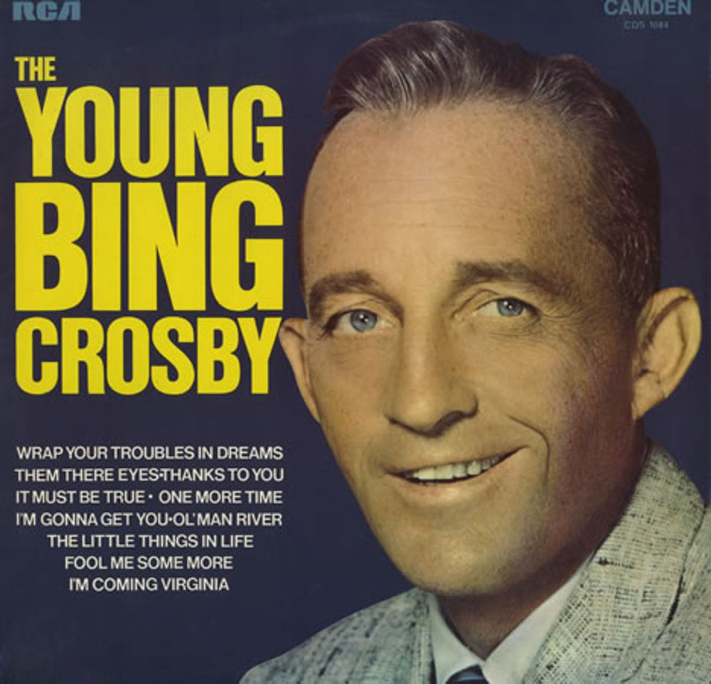 Bing Crosby The Young Bing Crosby UK vinyl LP album (LP record) CDS1084