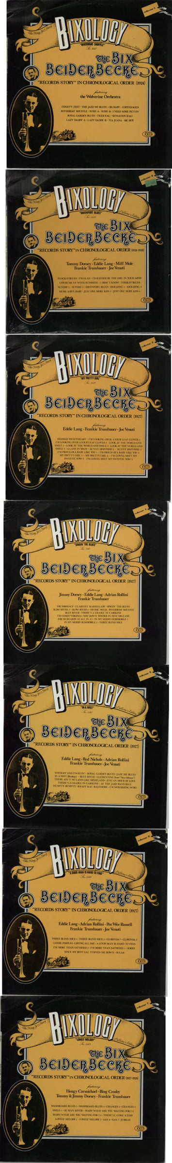 Bix Beiderbecke Bixology Italian vinyl LP album (LP record) SM3557-80