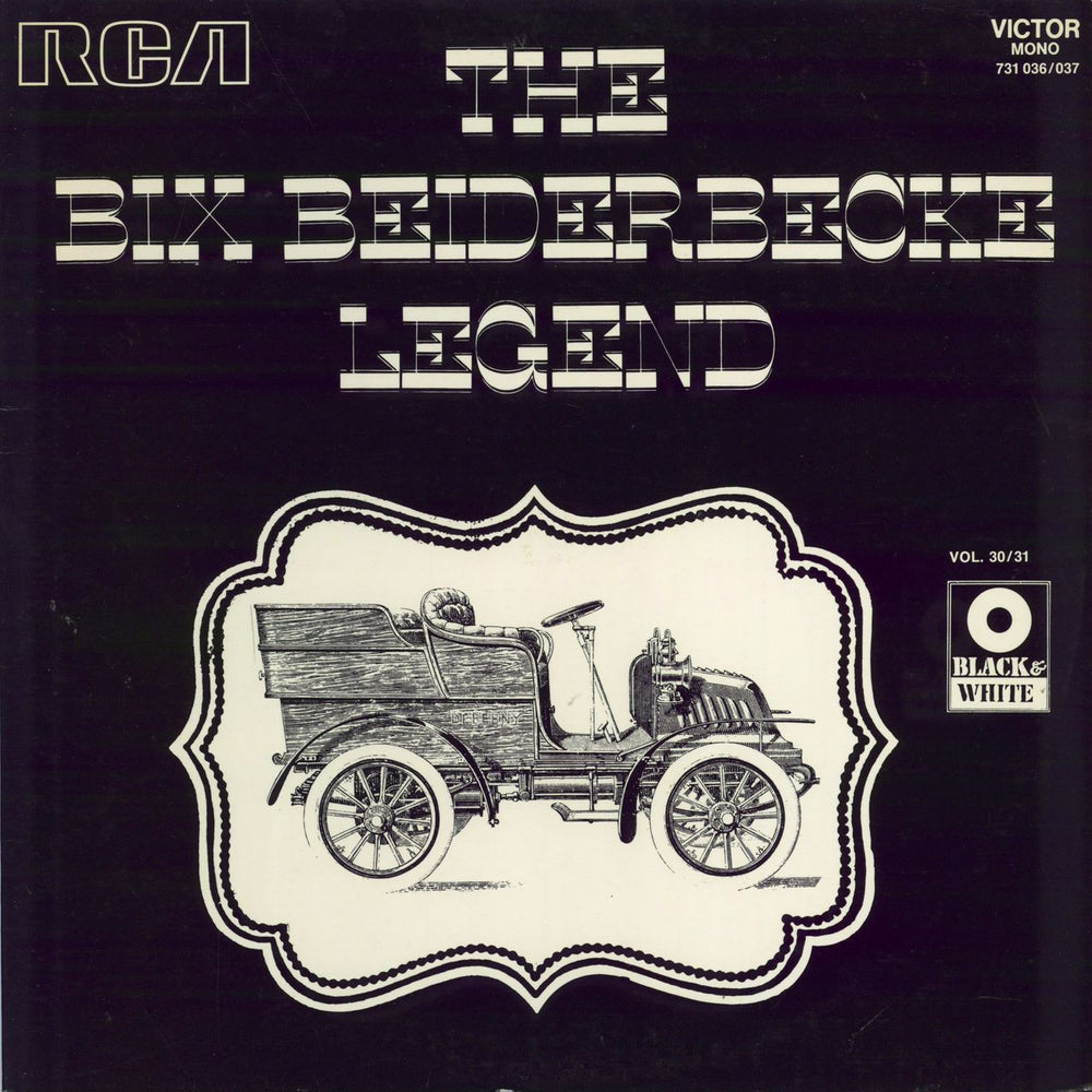 Bix Beiderbecke The Bix Beiderbecke Legend Volume 30/31 French vinyl LP album (LP record) 731036/037