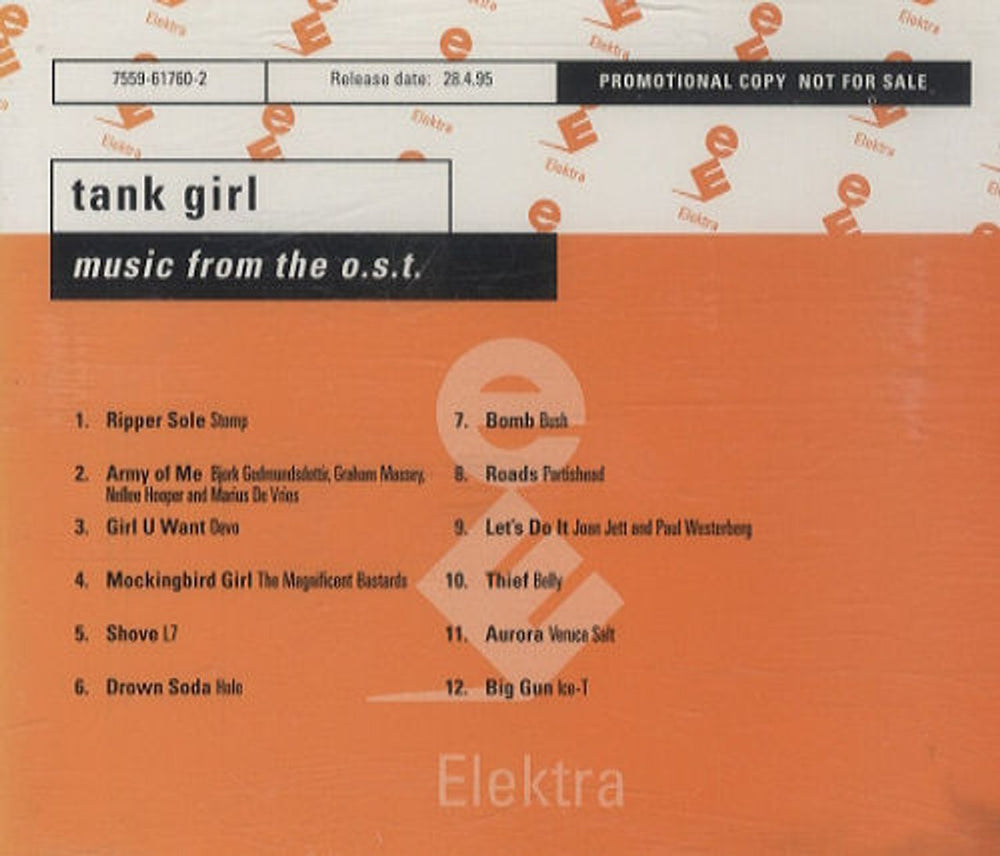 Björk Army Of Me - On Promo Tank Girl Soundtrack CD German Promo CD album (CDLP) PROP5