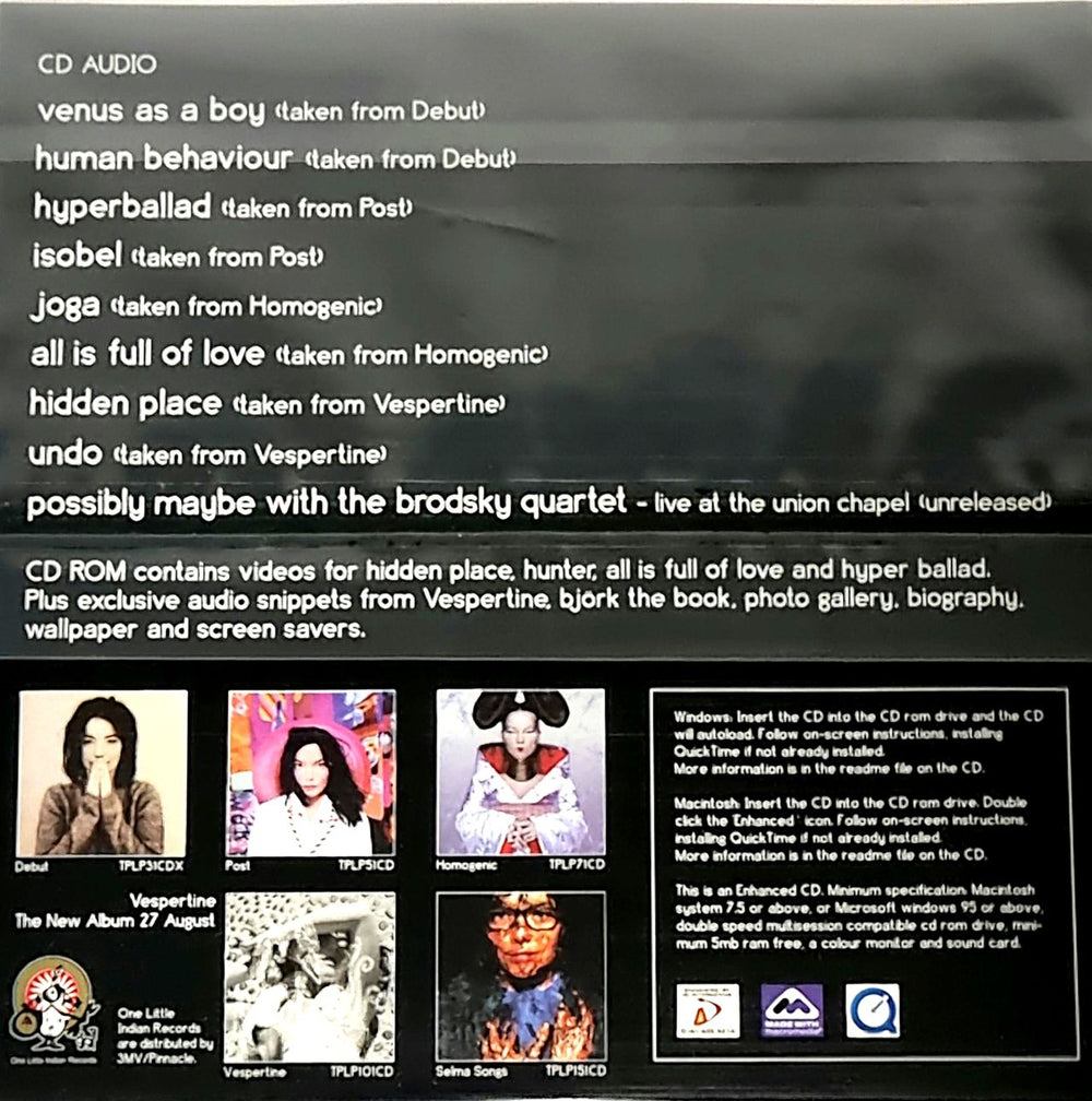 Björk Björk - With Magazine UK Promo CD album (CDLP)