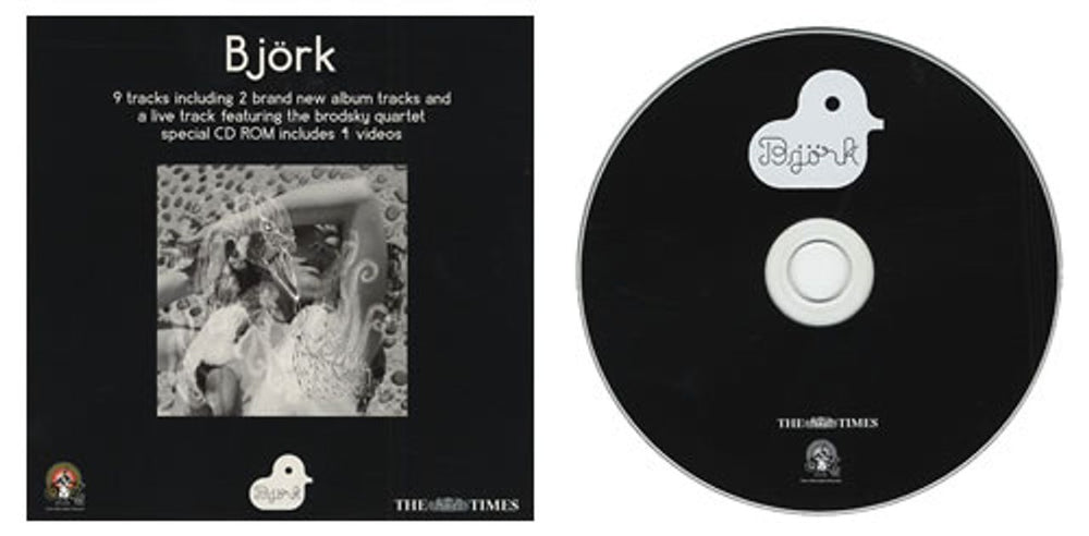 Björk Björk - With Magazine UK Promo CD album (CDLP) BJKCDBJ196372