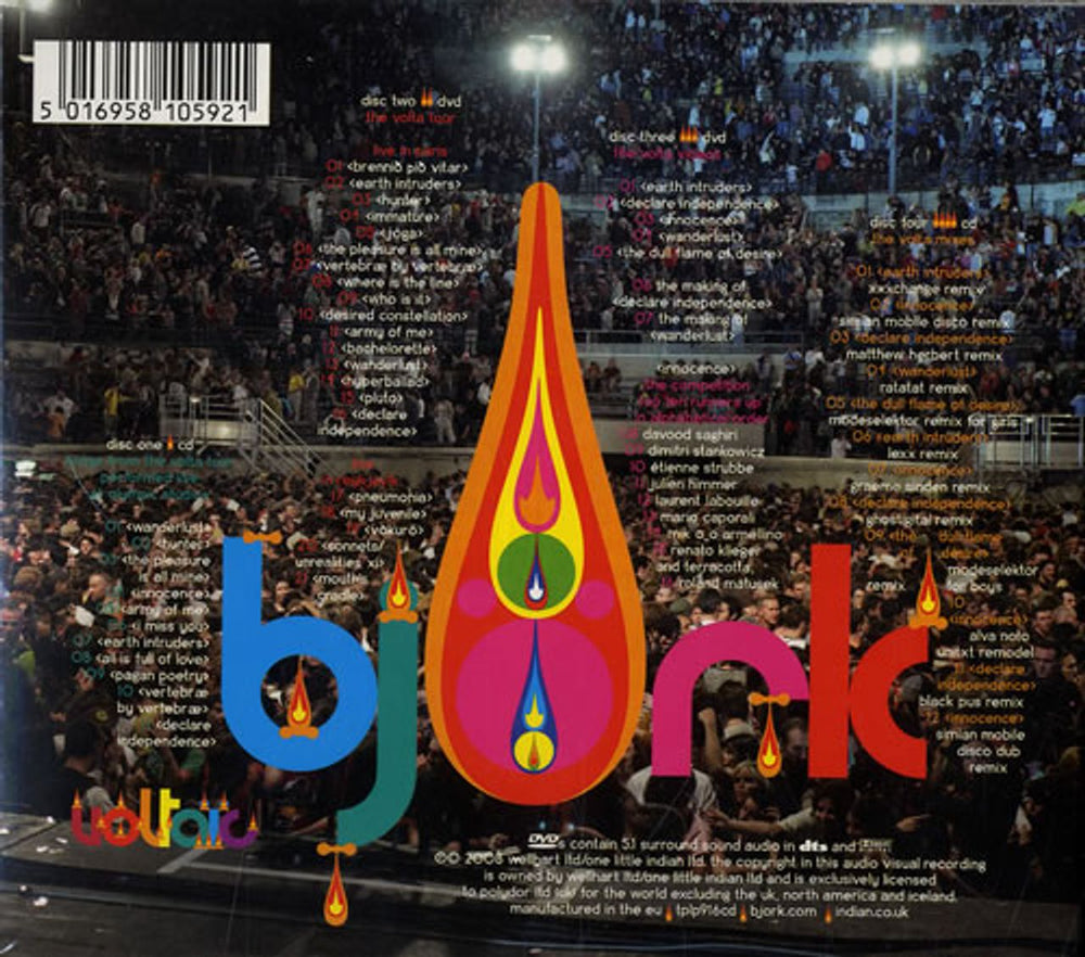 Björk Voltaic UK 4-CD set — RareVinyl.com