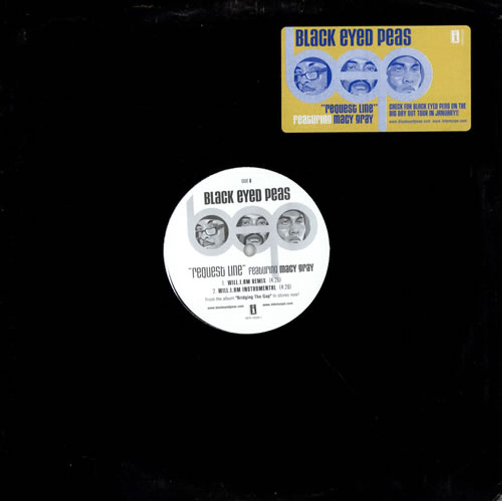 Black Eyed Peas Request Line US Promo 12" vinyl single (12 inch record / Maxi-single) INTR-10290-1