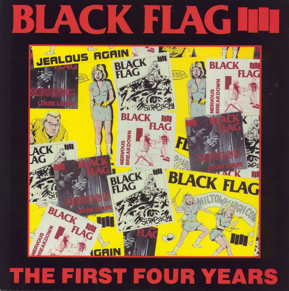 Black Flag The First Four Years US vinyl LP album (LP record) SST021