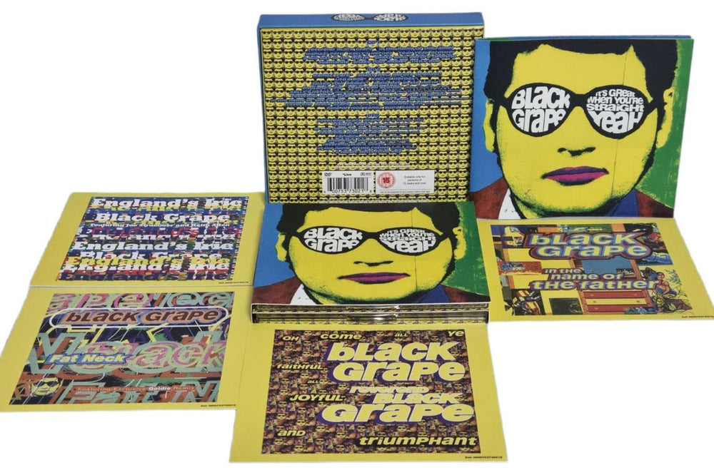 Black Grape It's Great When You're Straight... Yeah - Box Set UK 3-disc CD/DVD Set BGR3DIT798264