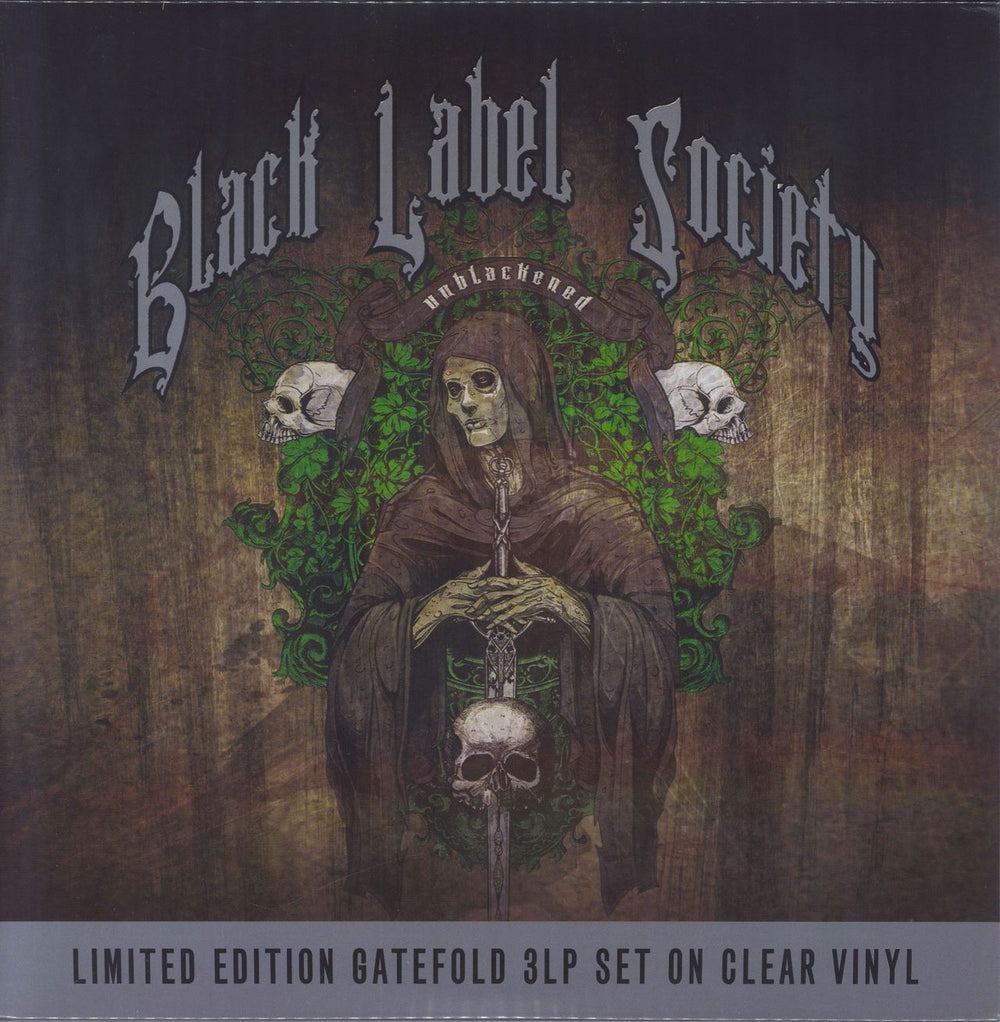 Black Label Society Unblackened - Clear Vinyl - Sealed UK 3-LP vinyl record set (Triple LP Album) VV3LP011