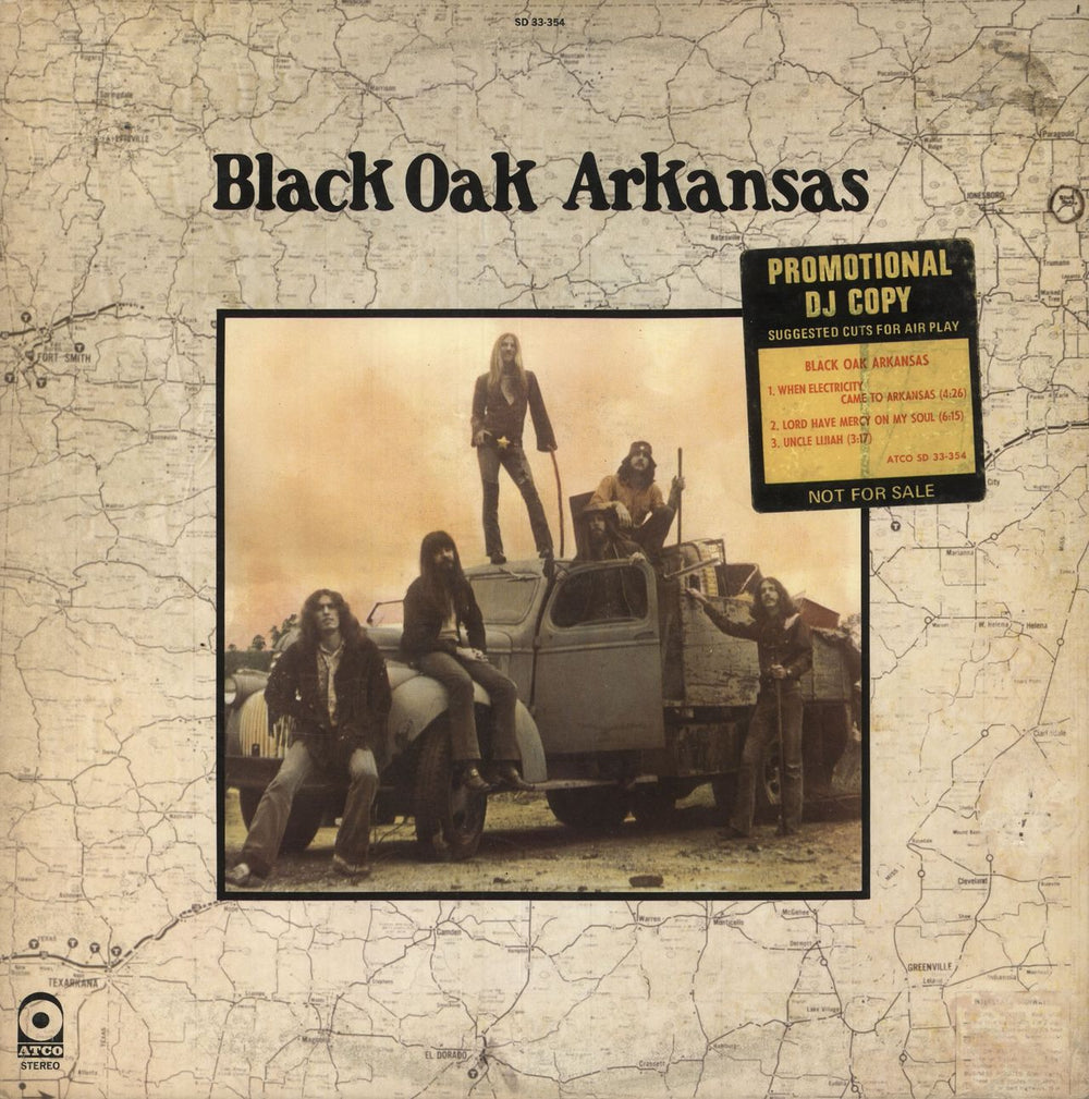 Black Oak Arkansas Black Oak Arkansas US Promo vinyl LP album (LP record) SD33-354