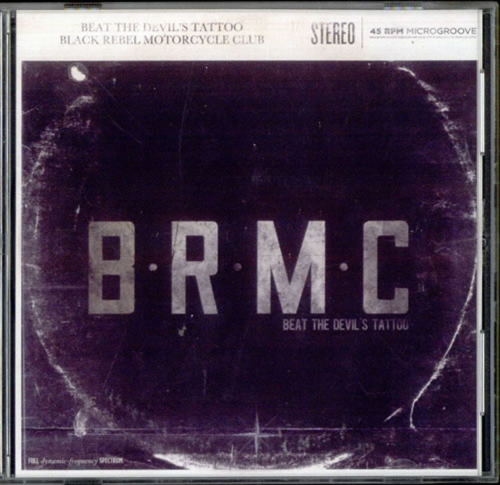 Black Rebel Motorcycle Club Beat The Devil's Tattoo UK Promo CD-R acetate CDR-ACETATE