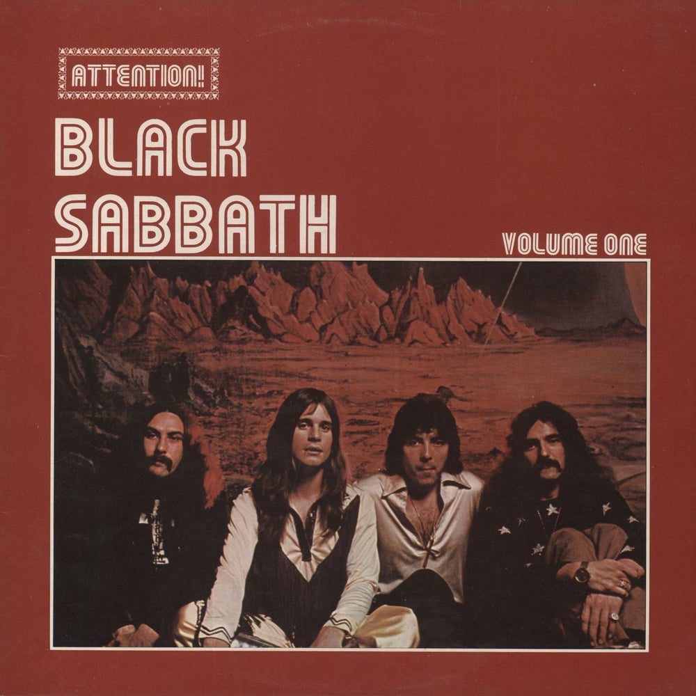 Black Sabbath Attention! Black Sabbath Volume One UK vinyl LP album (LP record) WWA100