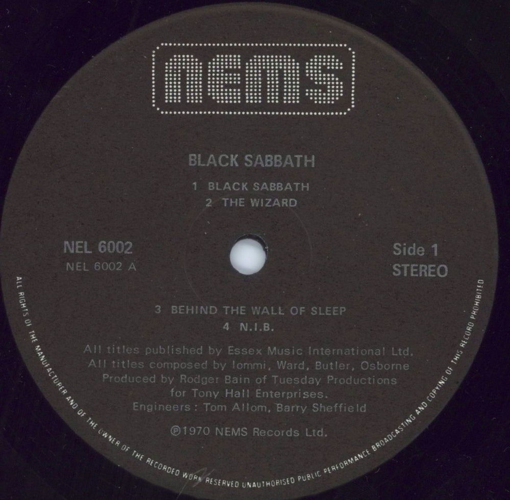 Black Sabbath Black Sabbath - 1976 Issue - RCA Sticker UK vinyl LP album (LP record) BLKLPBL789190