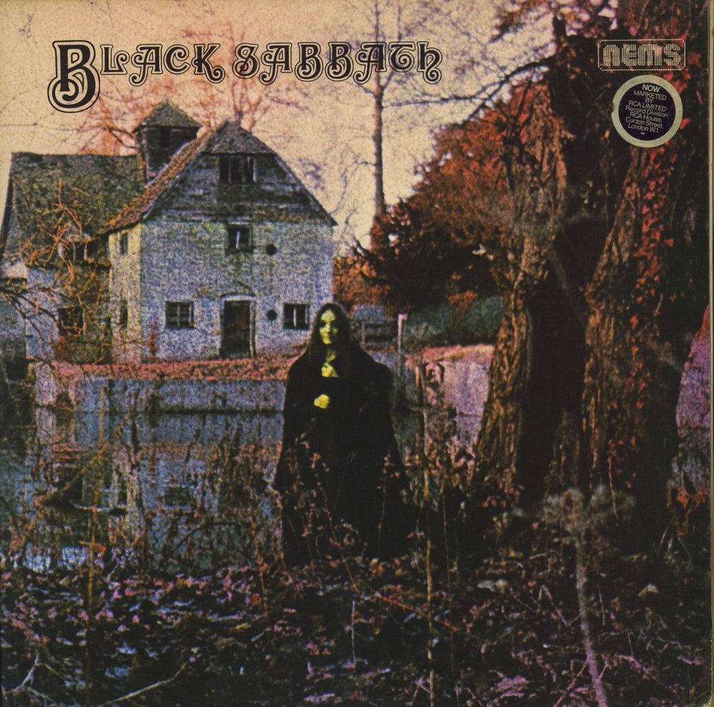 Black Sabbath Black Sabbath - 1976 Issue - RCA Sticker UK vinyl LP album (LP record) NEL6002