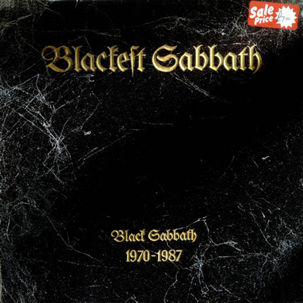 Black Sabbath Blackest Sabbath German 2-LP vinyl record set (Double LP Album) 838818-1