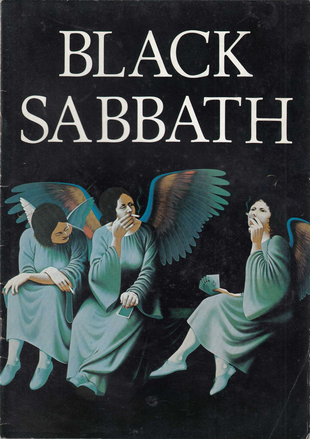 Black Sabbath Heaven And Hell Tour - Angel Wings cover UK tour programme TOUR PROGRAMME