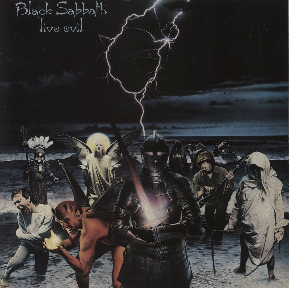 Black Sabbath Live Evil - EX UK 2-LP vinyl record set (Double LP Album) SAB10