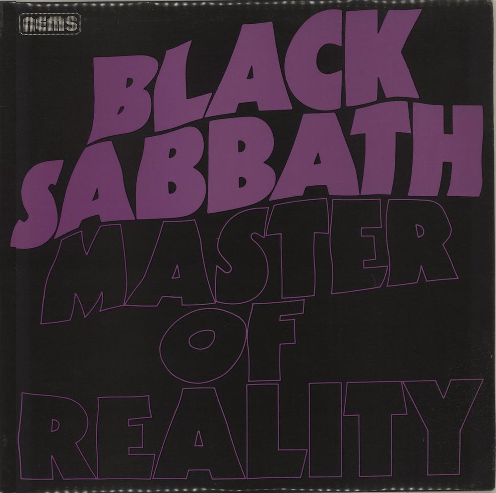 Black Sabbath Master Of Reality - Laminated UK vinyl LP album (LP record) NEL6004