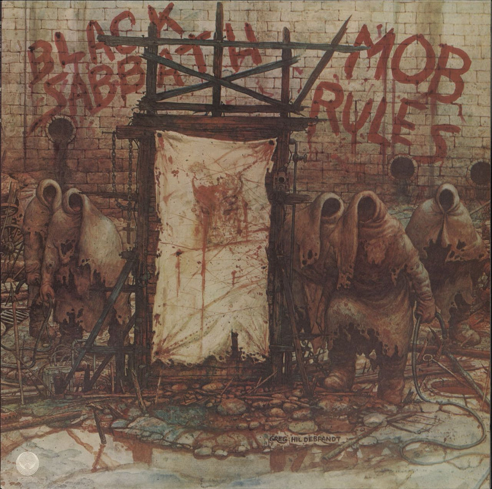 Black Sabbath Mob Rules - 1st - Misprinted Label French vinyl LP album (LP record) 6302119