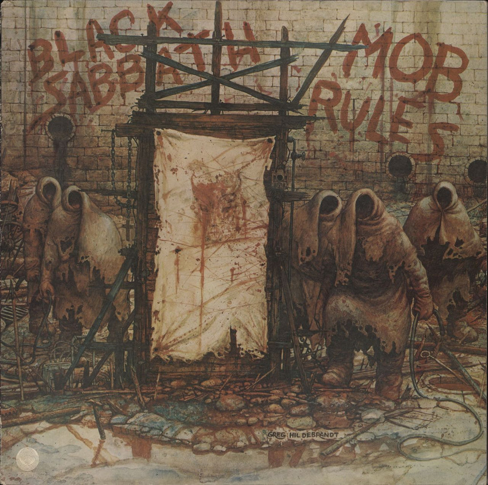 Black Sabbath Mob Rules - 1st UK vinyl LP album (LP record) 6302119