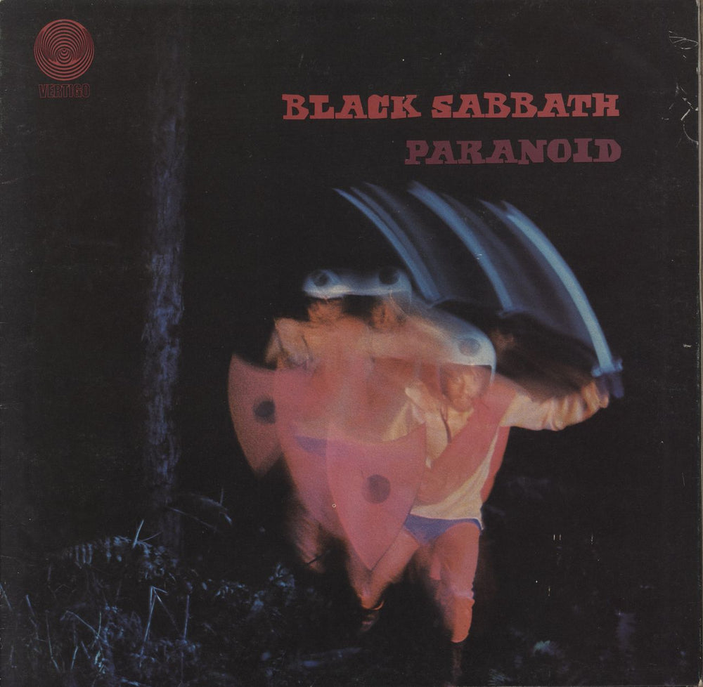 Black Sabbath Paranoid - 1st - VG UK vinyl LP album (LP record) 6360011