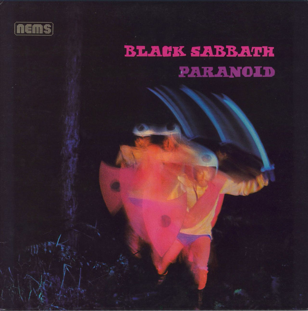 Black Sabbath Paranoid - G/F - Laminated UK vinyl LP album (LP record) NEL6003
