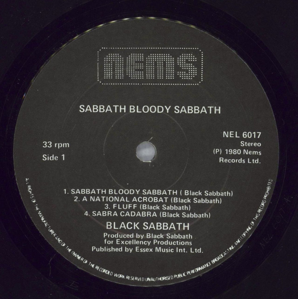 Black Sabbath Sabbath Bloody Sabbath - VG Dutch vinyl LP album (LP record) BLKLPSA826657