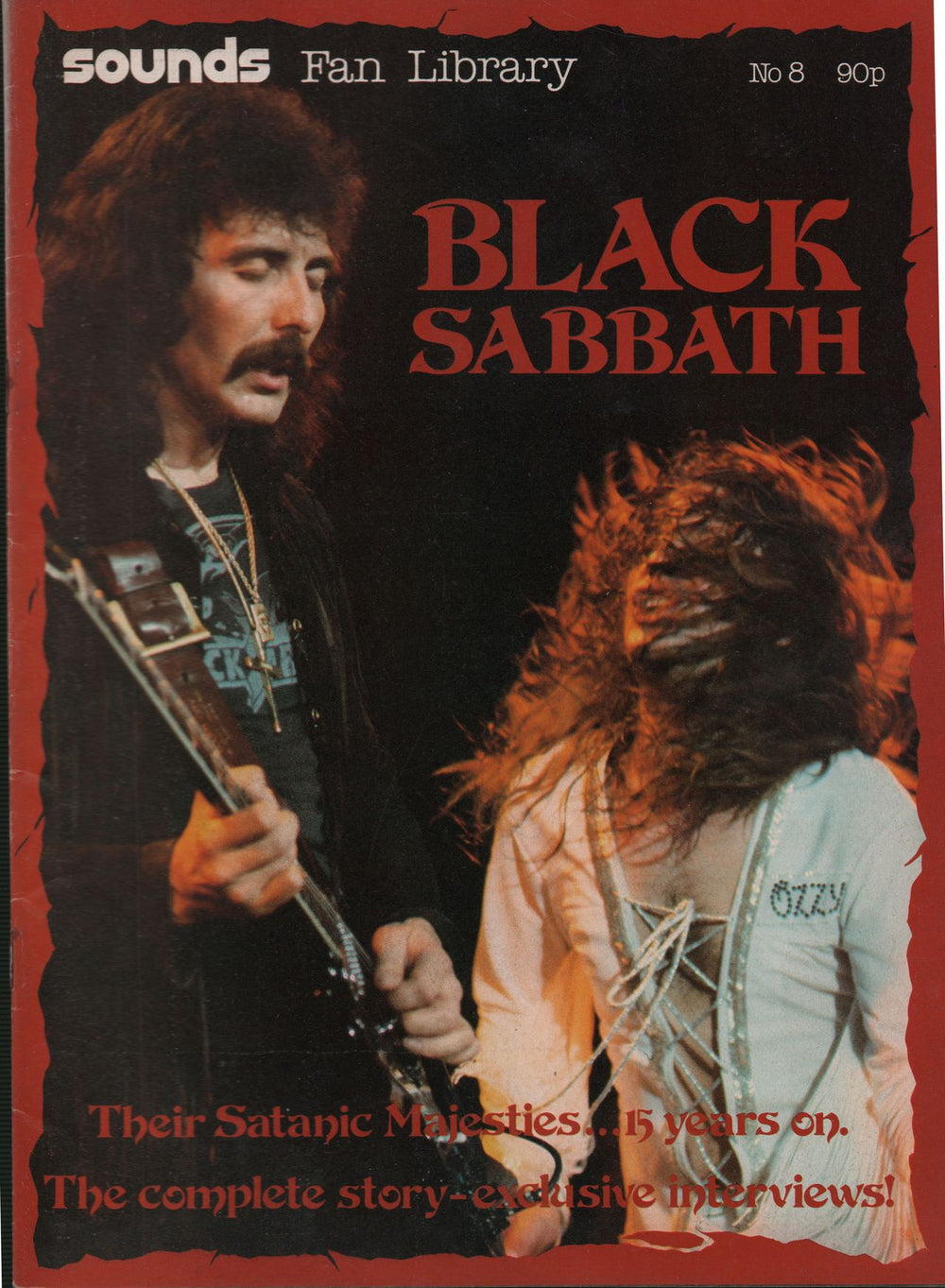 Black Sabbath Sounds Fan Library No.8 UK magazine SOUNDS 1983