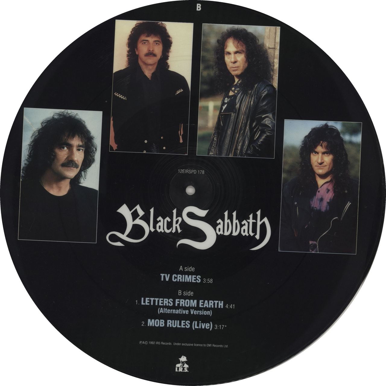 Black Sabbath T.V. Crimes UK 12