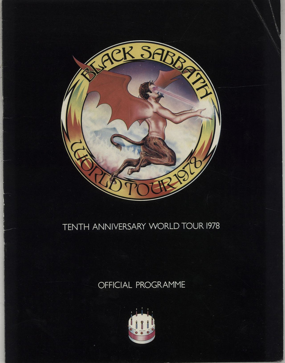 Black Sabbath Tenth Anniversary World Tour 1978 - EX UK tour programme TOUR PROGRAMME