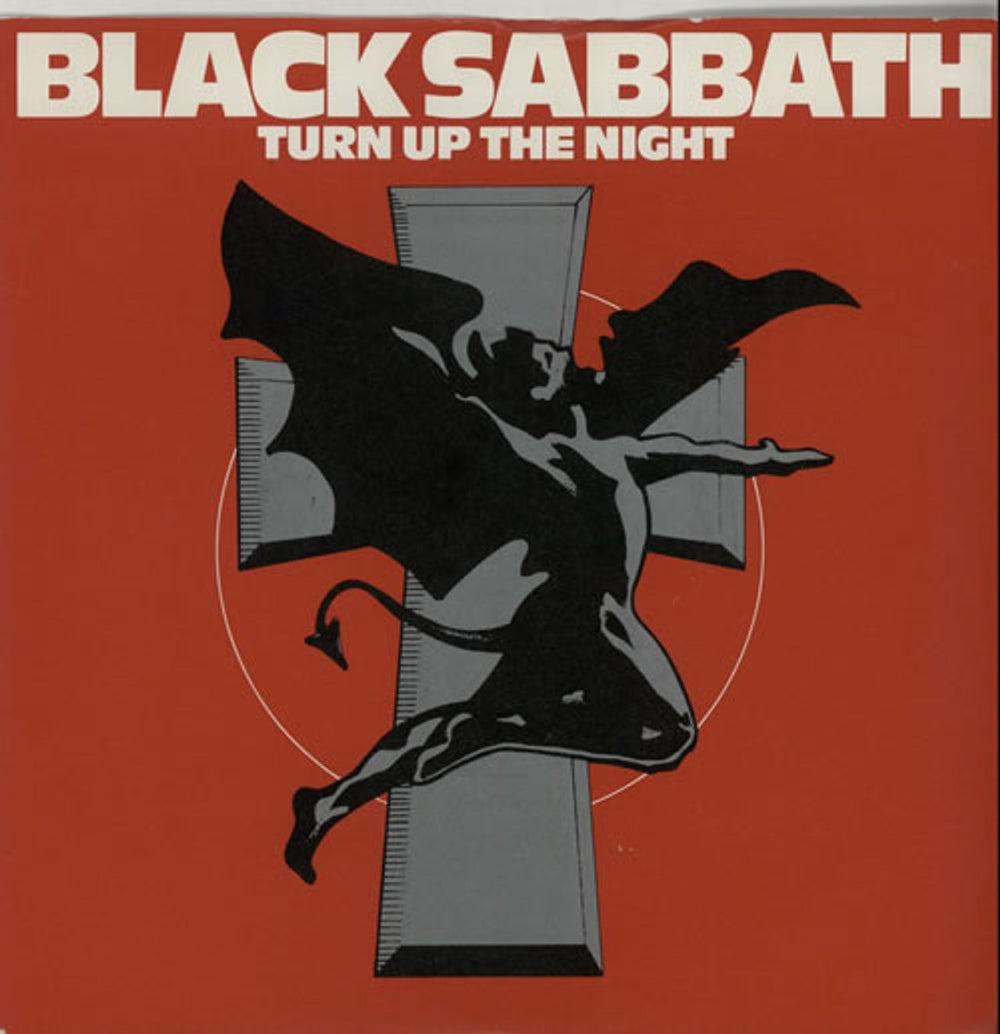 Black Sabbath Turn Up The Night - P/S UK 7" vinyl single (7 inch record / 45) SAB6