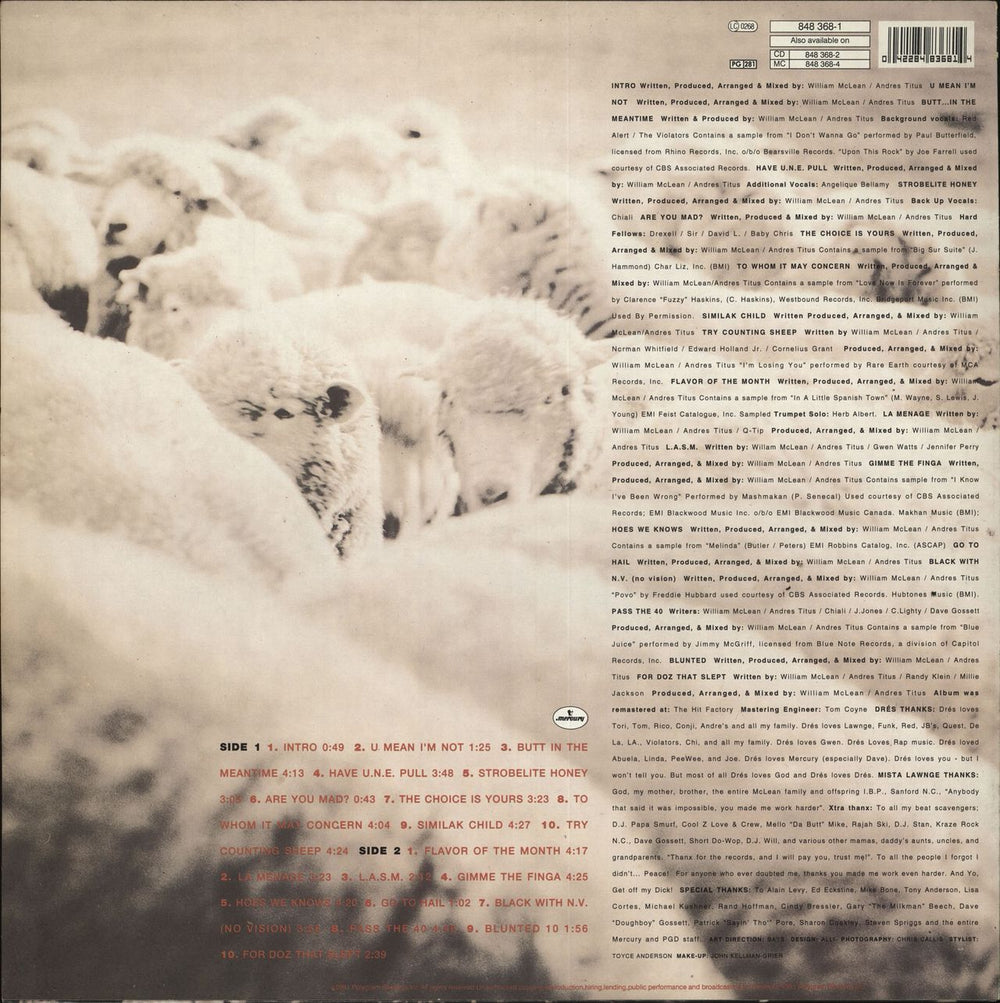 Black Sheep A Wolf In Sheep's Clothing Dutch vinyl LP album (LP record)