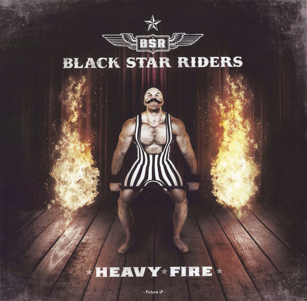 Black Star Riders Heavy Fire UK picture disc LP (vinyl picture disc album) 2736138844