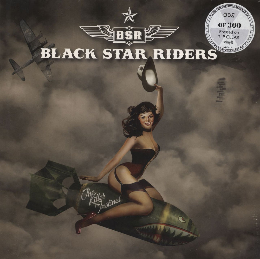 Black Star Riders The Killer Instinct - Sealed - Numbered - Clear UK vinyl LP album (LP record) NB3415-1