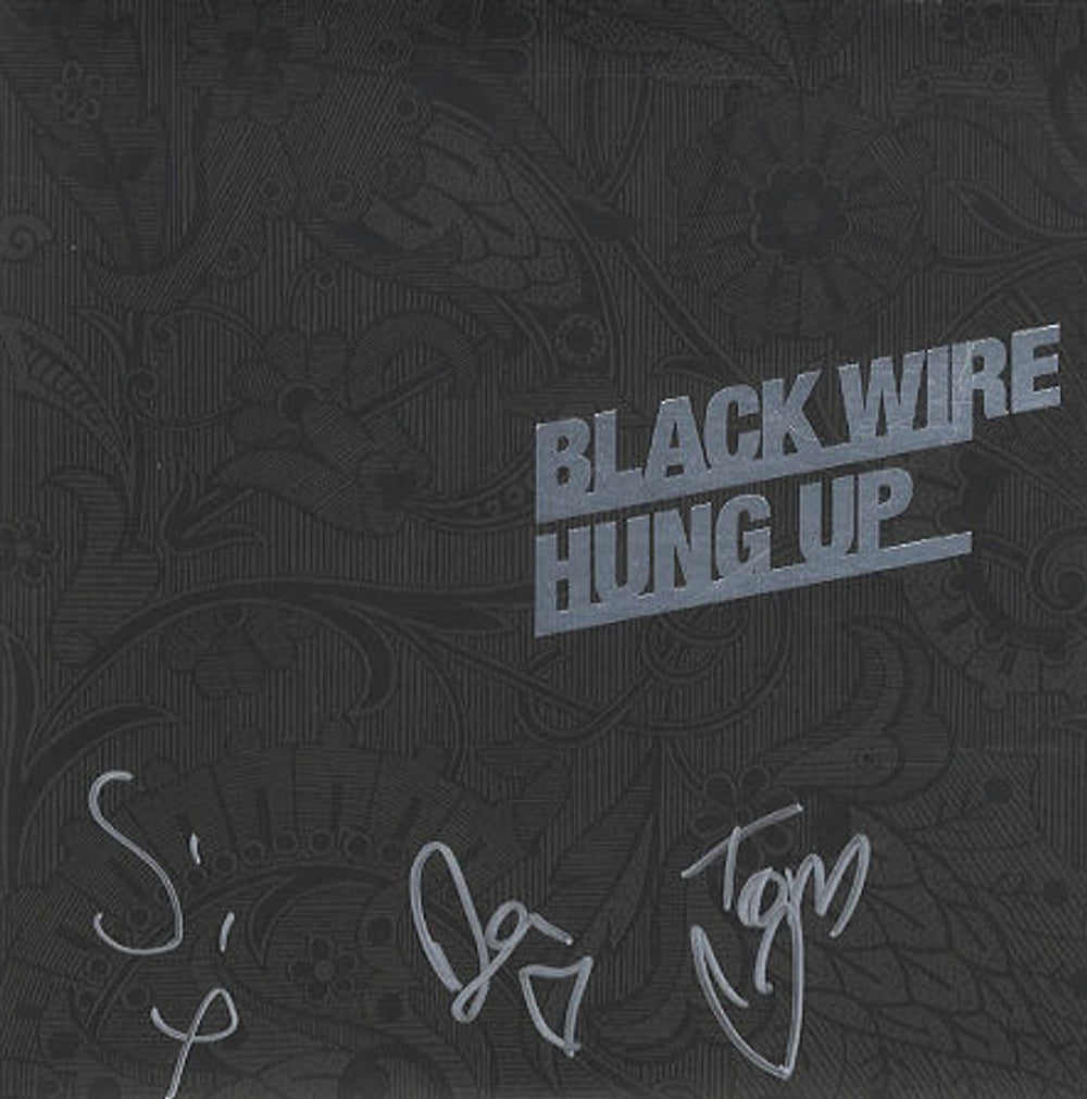 Black Wire Hung Up - Autographed! UK 7" vinyl single (7 inch record / 45) QS7022