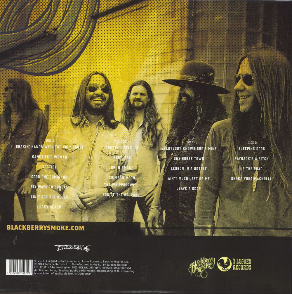 Blackberry Smoke Leave A Scar Live UK 2-LP vinyl record set (Double LP Album) 5055006552027