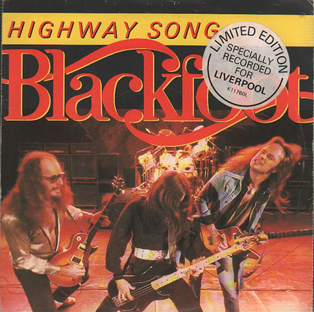 Blackfoot Highway Song UK 7" vinyl single (7 inch record / 45) K11760N