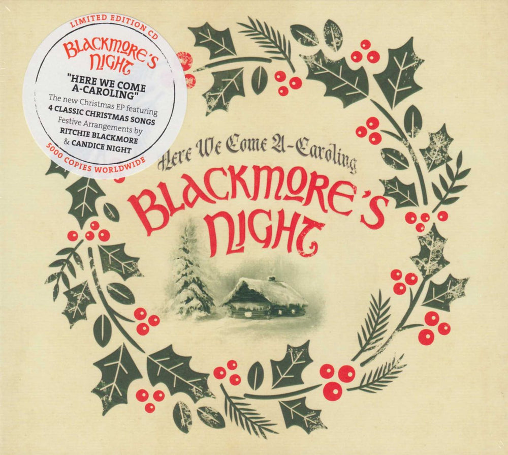 Blackmore's Night Here We Come A-Caroling - Sealed UK CD single (CD5 / 5") 0215515EMU