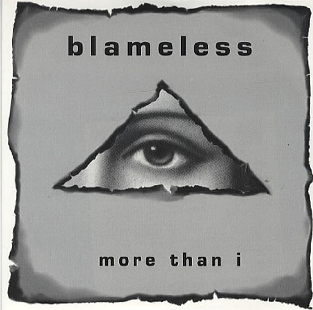 Blameless More Than I UK 7" vinyl single (7 inch record / 45) WOK2060