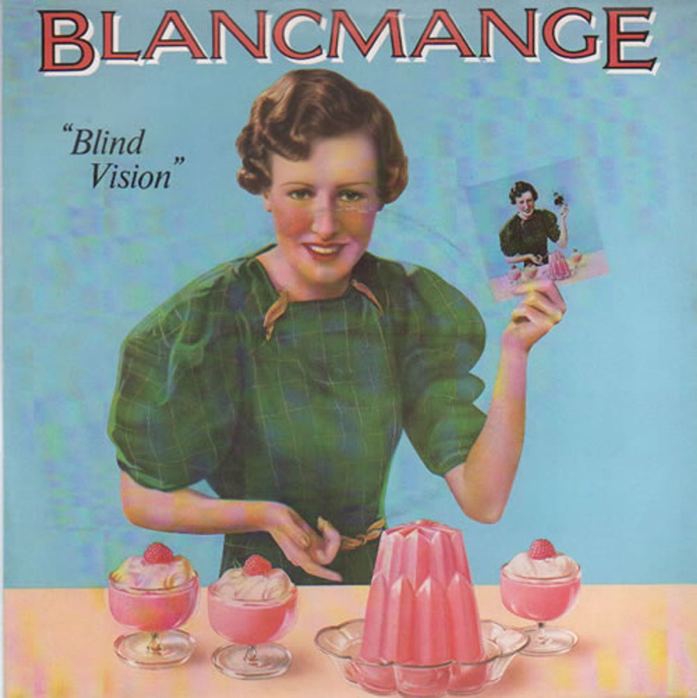 Blancmange Blind Vision - Injection UK 7" vinyl single (7 inch record / 45) BLANC5