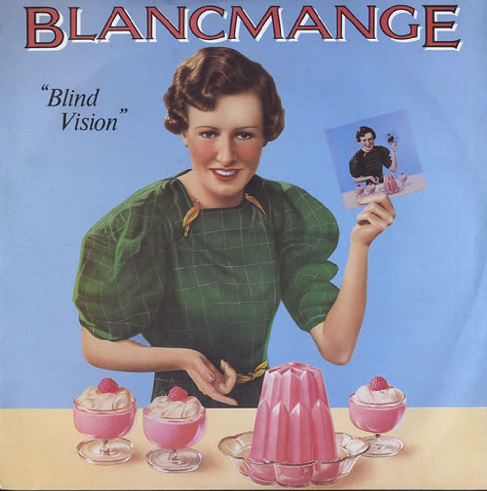 Blancmange Blind Vision - Solid UK 7" vinyl single (7 inch record / 45) BLANC5