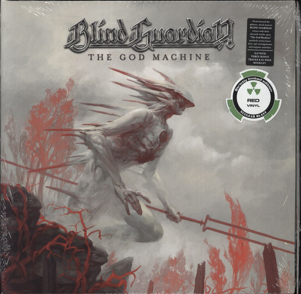 Blind Guardian The God Machine - Red Vinyl - Sealed German 2-LP vinyl record set (Double LP Album) 57554