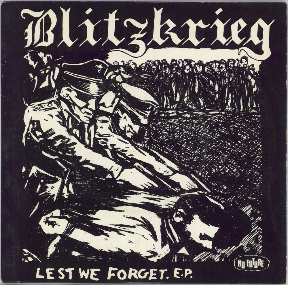 Blitzkrieg [Punk] Lest We Forget EP UK 7" vinyl single (7 inch record / 45) OI8