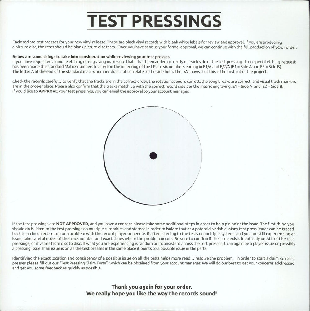 Bloc Party Silent Alarm - 180gm - Test Pressing UK vinyl LP album (LP record)