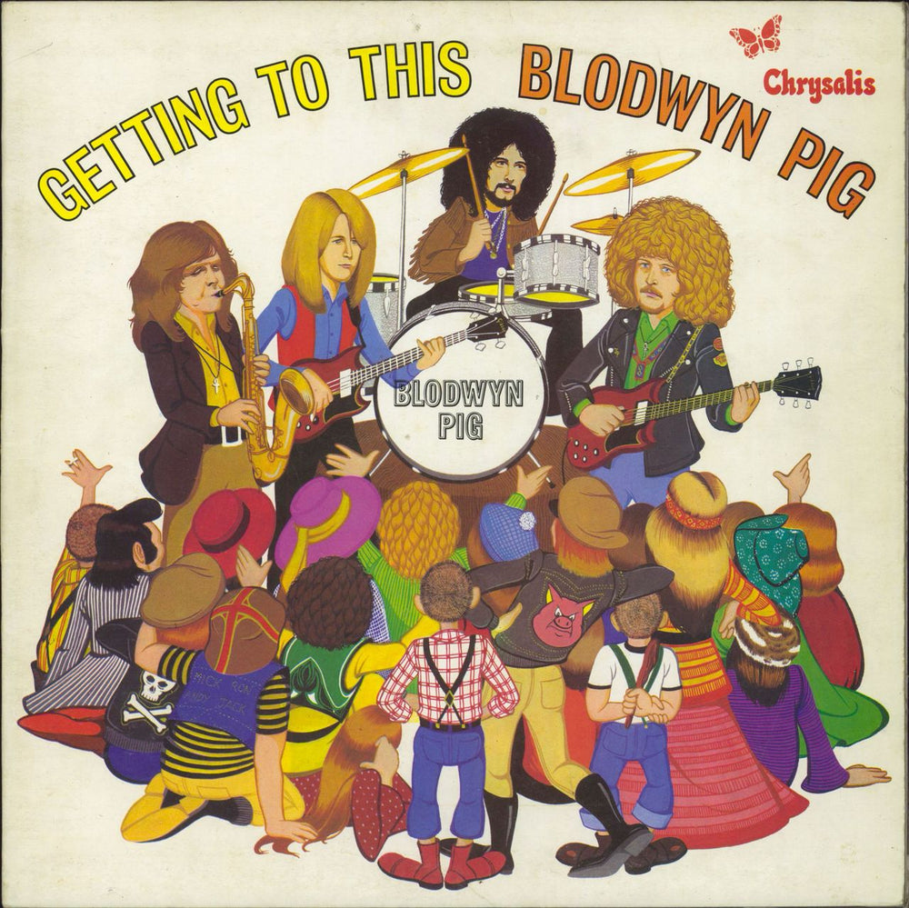 Blodwyn Pig Getting To This - 1st - EX UK vinyl LP album (LP record) ILPS9122