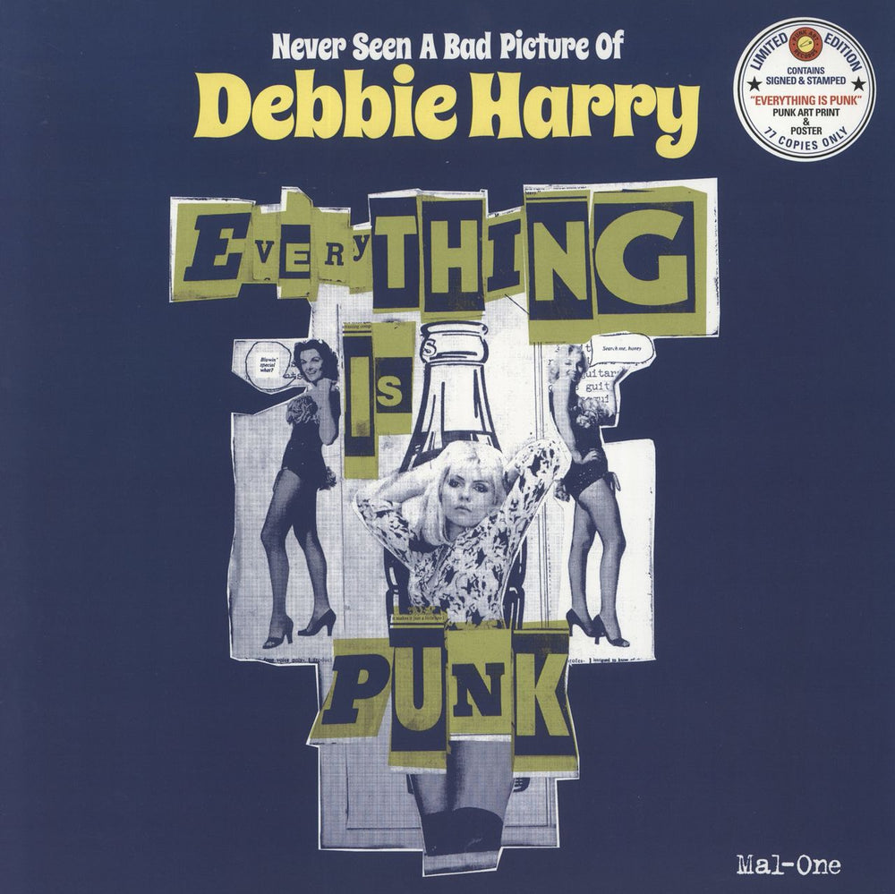 Blondie Never Seen A Bad Picture Of Debbie Harry + 'Everything Is Punk' Art Print UK 12" vinyl single (12 inch record / Maxi-single) MAL-ONE12-001